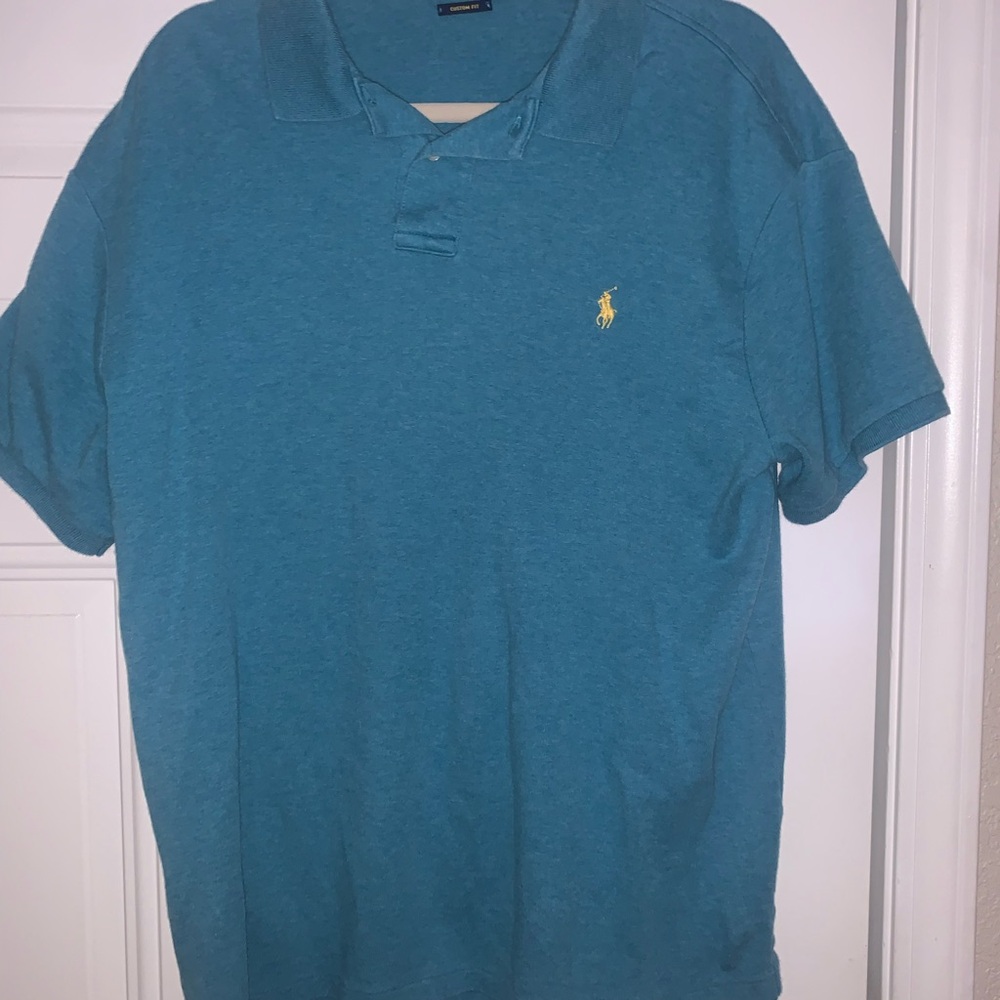 Polo by Ralph Lauren Men's Blue Polo Shirt